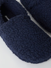 Threadbare Blue Borg Teddy Slippers - Image 4 of 4