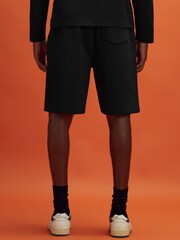 Reiss x McLaren F1 Team Black McLaren F1 Cotton Drawstring Shorts - Image 5 of 7