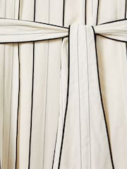 Reiss Ivory Sarah Contrast Ruffle Midi Dress - Image 7 of 7