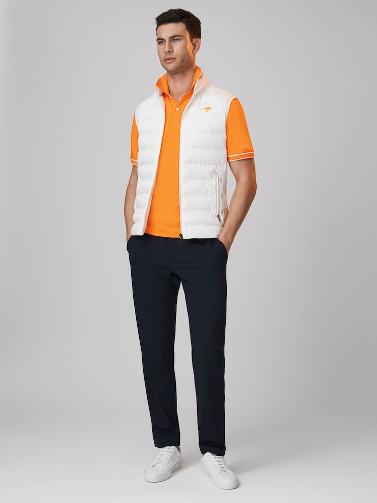 Reiss x McLaren F1 Team Mercerised Cotton Polo Shirt - Imagen 7 de 7