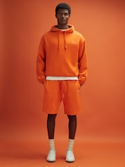 Reiss x McLaren F1 Team Papaya McLaren F1 Cotton Drawstring Shorts - Image 6 of 7
