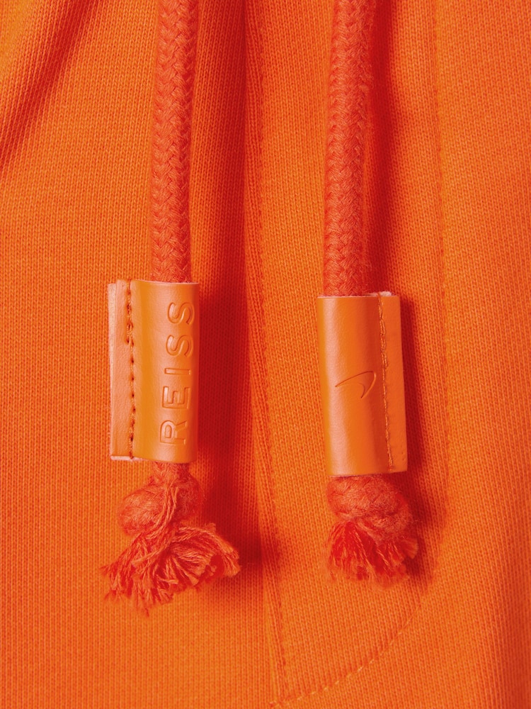Reiss x McLaren F1 Team Papaya McLaren F1 Cotton Drawstring Shorts - Image 7 of 7