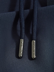Reiss x McLaren F1 Team Airforce Blue McLaren F1 Interlock Jersey Hoodie - Image 8 of 8