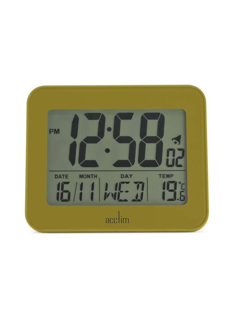 Acctim Clocks Heathland Otto LCD Alarm Clock - Image 2 of 5