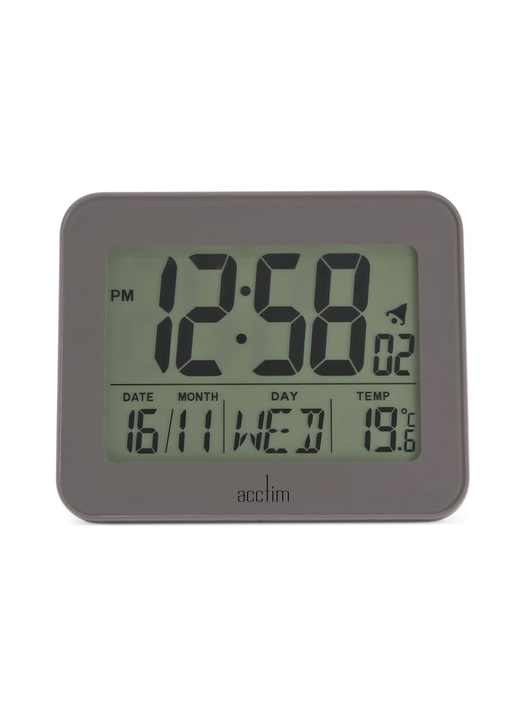 Acctim Clocks London Sky Otto LCD Alarm Clock - Image 2 of 5
