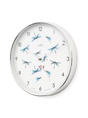 Acctim Clocks Chrome Dragonfly 30cm Clock - Image 2 of 3