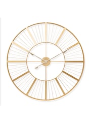 Acctim Clocks Gold Gardner 80cm Wall Clock - Image 2 of 5