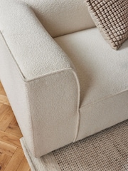 Casual Boucle Oyster Single Corner Piece Alba Modular Sofa - Image 3 of 11