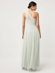 Maya One-Shoulder-Maxikleid aus Tüll mit verziertem Motiv - Bild 2 von 3