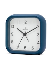 Acctim Clocks Suede Blue Alarm Clock - Image 2 of 4