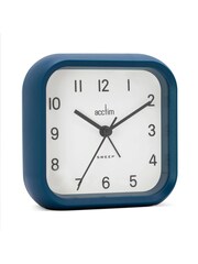 Acctim Clocks Suede Blue Alarm Clock - Image 3 of 4
