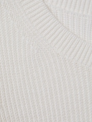 Reiss Ivory Hazel Knitted Crew Neck Top - Image 6 of 6