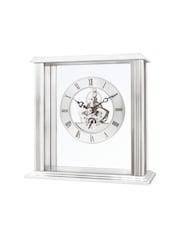 Acctim Clocks Silver Vermont Skeleton Mantel Clock - Image 4 of 6