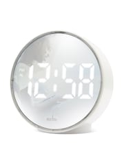 Acctim Clocks White Il Giro Round LED Alarm Clock with USB - Image 1 of 5