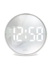 Acctim Clocks White Il Giro Round LED Alarm Clock with USB - Image 2 of 5