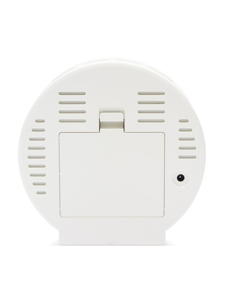 Acctim Clocks White Il Giro Round LED Alarm Clock with USB - Image 5 of 5 Acctim Clocks White Il Giro Round LED Alarm Clock with USB - Image 5 of 5