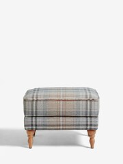 Tweedy Check Kildare Grey Sherlock Storage Footstool - Image 5 of 7