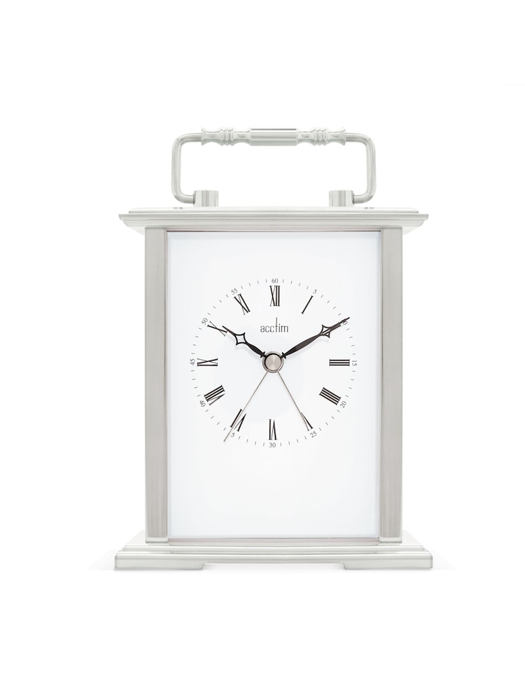 Acctim Clocks Silver Gainsborough Carriage Clock - Image 2 of 6