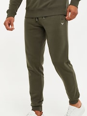 Threadbare Khaki Cotton Blend Joggers - Image 1 of 4