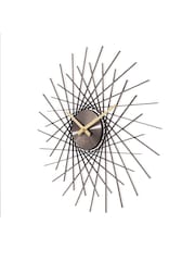Acctim Clocks Gunmetal Lohne 49cm Metal Wall Clock - Image 3 of 4