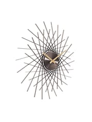 Acctim Clocks Gunmetal Lohne 49cm Metal Wall Clock - Image 4 of 4