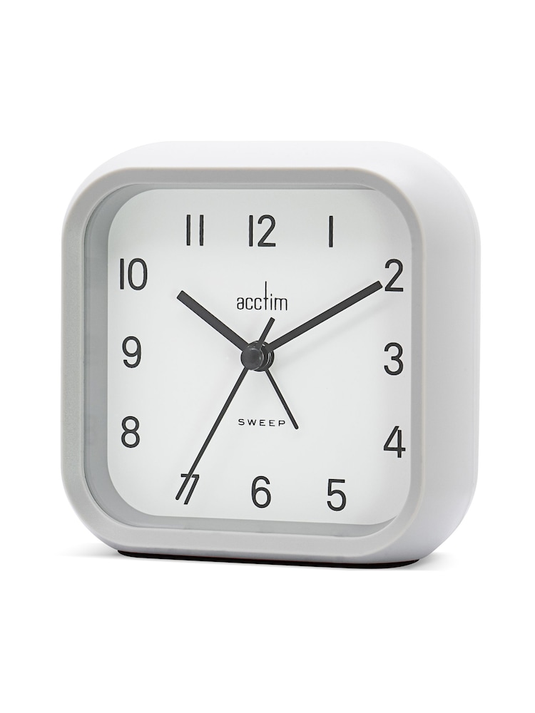Acctim Clocks Light Grey Alarm Clock - Image 2 of 4