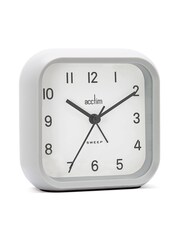 Acctim Clocks Light Grey Alarm Clock - Image 3 of 4