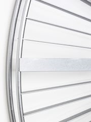 Acctim Clocks Silver Gardner 60cm Wall Clock - Image 2 of 5