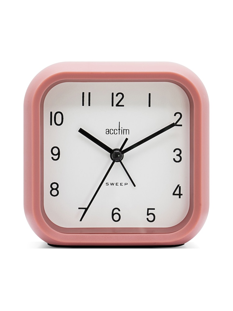 Acctim Clocks Soft Coral Alarm Clock - Image 1 of 5