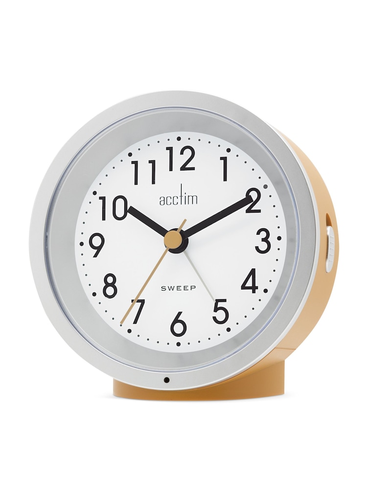 Acctim Clocks Dijon Yellow Caleb Smartlite Alarm Clock - Image 2 of 6 Acctim Clocks Dijon Yellow Caleb Smartlite Alarm Clock - Image 2 of 6