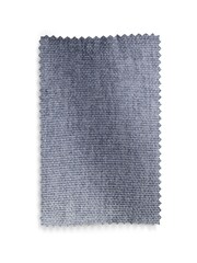 Buttoned Fine Chenille Granite Blue Albury Large Footstool - Image 9 of 9