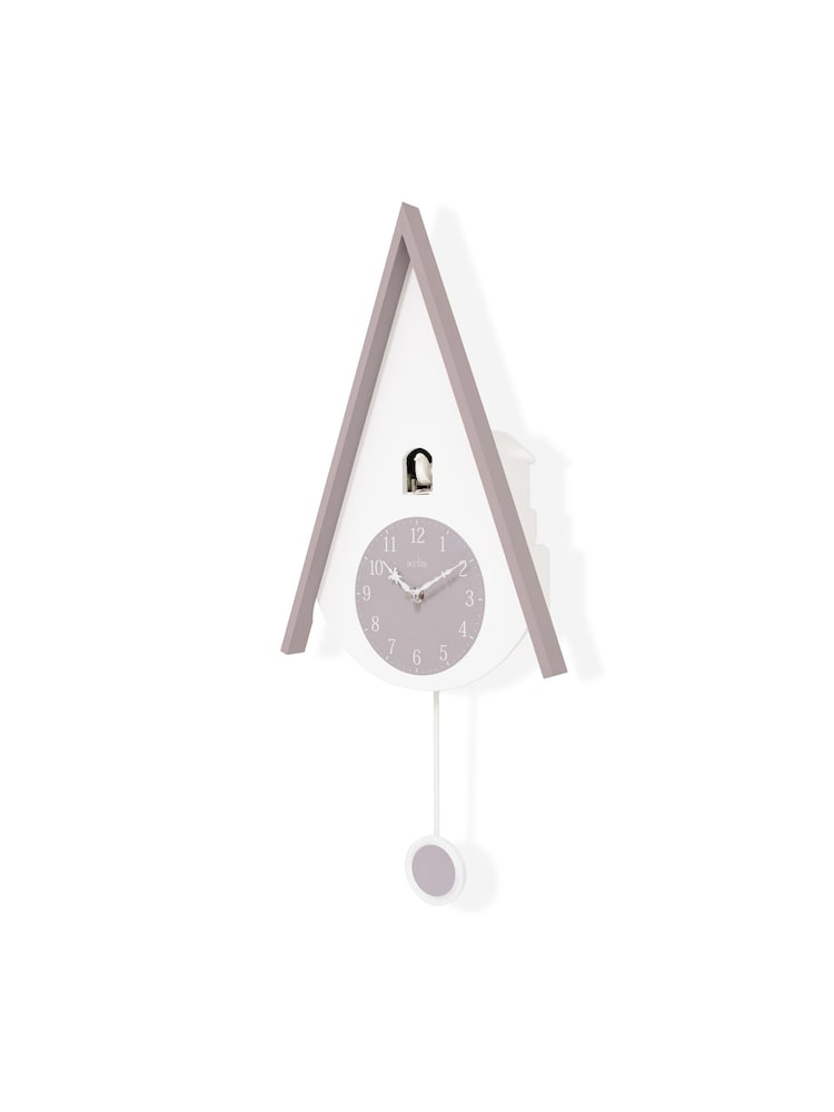 Acctim Clocks Mauve Purple Lulea Chalet Style Cuckoo Clock - Image 2 of 5