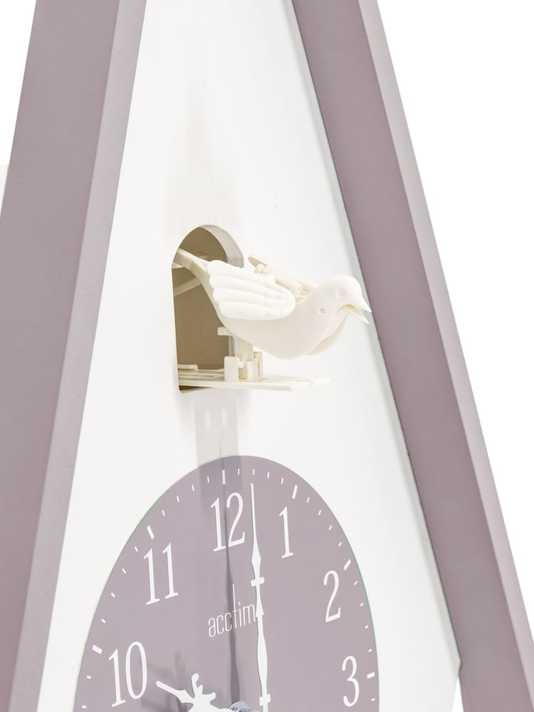 Acctim Clocks Mauve Purple Lulea Chalet Style Cuckoo Clock - Image 5 of 5
