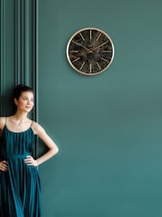 Acctim Clocks Green Marble Luxe 30cm Wall Clock - Image 1 of 4