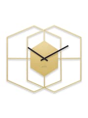 Acctim Clocks Matt Brass Addison 55cm Wall Clock - Image 2 of 4