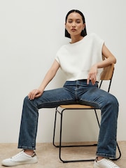 Apricot Natural Bianca Slight Flare Classic Jeans - Image 4 of 7