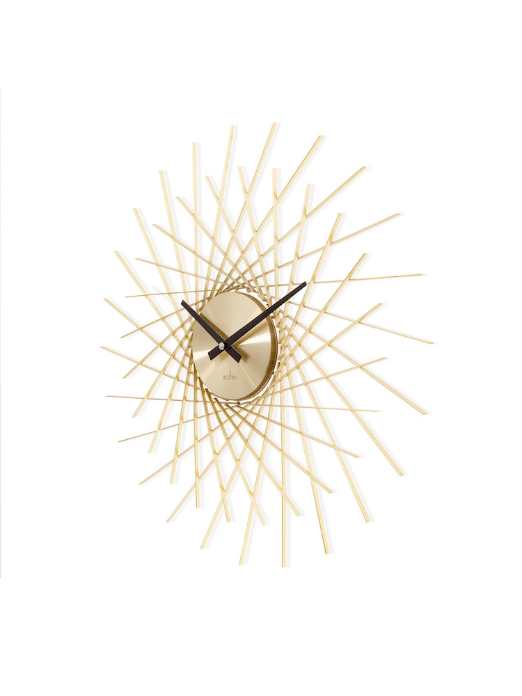 Acctim Clocks Brass Lohne 49cm Metal Wall Clock - Image 5 of 5 Acctim Clocks Brass Lohne 49cm Metal Wall Clock - Image 5 of 5