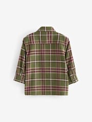 Green Check Long Sleeve Check 100% Cotton Shirt (3mths-7yrs) - Image 6 of 7