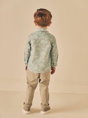 Mineral 100% Cotton Long Sleeve Shirt And Bow Tie Set (3mths-7yrs) - Image 3 of 7