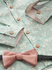 Mineral 100% Cotton Long Sleeve Shirt And Bow Tie Set (3mths-7yrs) - Image 7 of 7