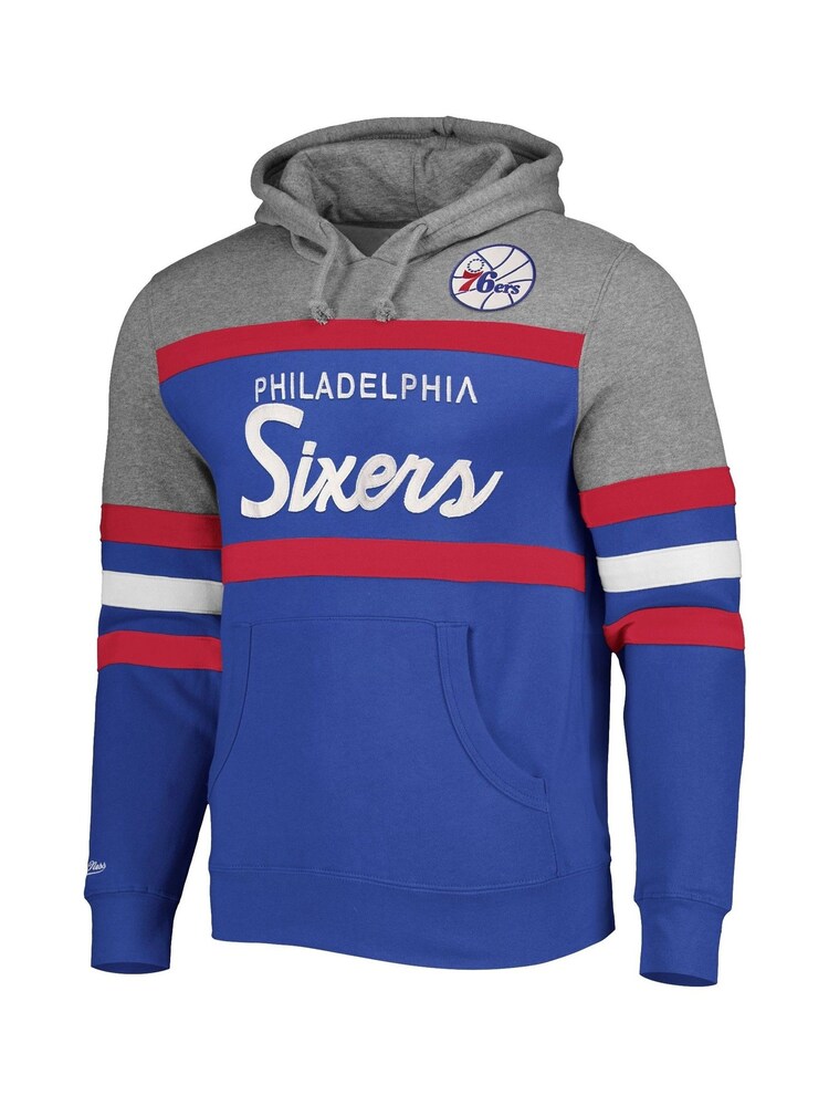 Fanatics Blue NBA Philadelphia 76ers Head Coach Hoodie - Image 2 of 3