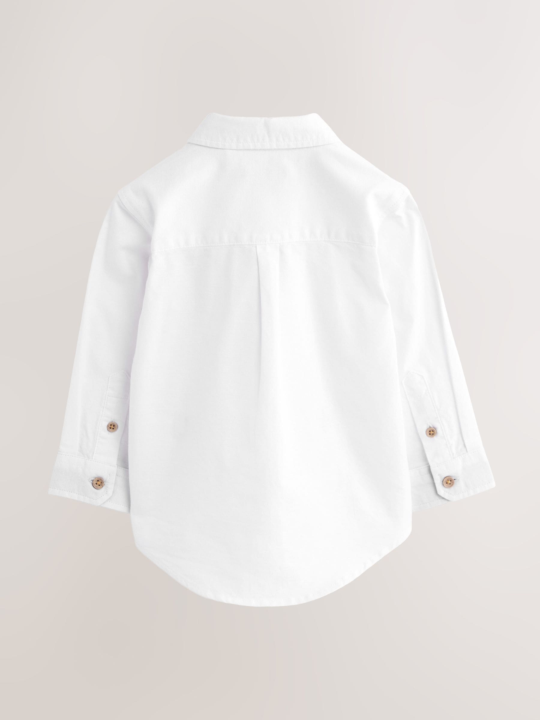 Chemise Oxford Garçon Manches Longues NEXT - Blanc, Taille 9 Mois - 1