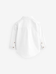 White Character Long Sleeve Oxford Shirt (3mths-7yrs) - Image 6 of 7