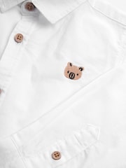 White Character Long Sleeve Oxford Shirt (3mths-7yrs) - Image 7 of 7