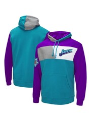 Fanatics Blue NBA Utah Jazz Colourblock Hoodie - Image 1 of 1