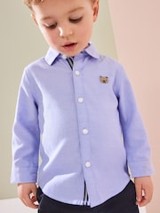 Blue Character Long Sleeve Oxford Shirt (3mths-7yrs) - Image 1 of 5