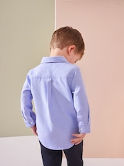 Blue Character Long Sleeve Oxford Shirt (3mths-7yrs) - Image 3 of 5