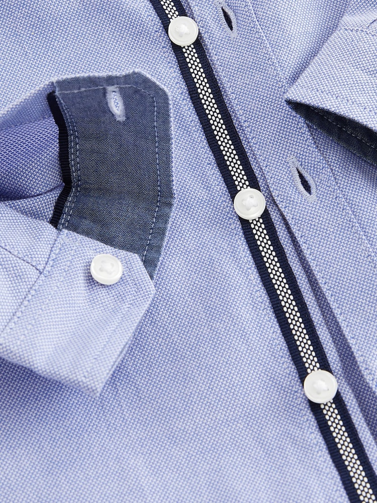 Blue Character Long Sleeve Oxford Shirt (3mths-7yrs) - Image 9 of 9