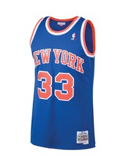 Fanatics Blue NBA New York Knicks Patrick Ewing 1991-92 Road Swingman Jersey - Image 2 of 3