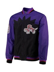 Fanatics NBA Toronto Raptors Mitchell and Ness 75th Anniversary Warm Up Black Jacket - Image 2 of 3